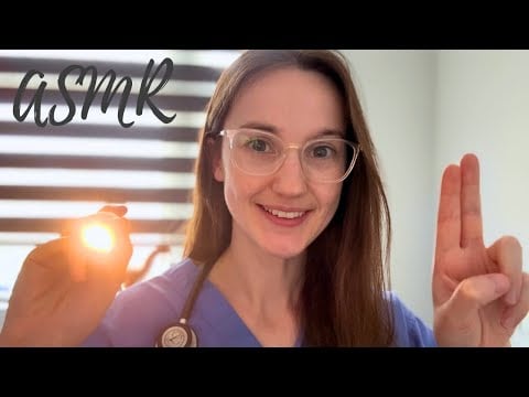 ASMR Doctor Roleplay: Realistic Cranial Nerve Exam for DEEP SLEEP 💤