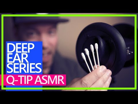 DEEP EAR PURE ASMR SERIES 👂 Ear Cleaning With Q-Tip (no talking, 4K60)