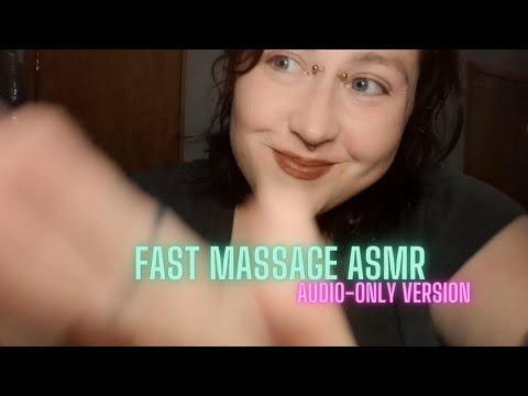 ASMR Fast and Aggressive Massage ✨️ Neck, Face and Scalp Massage ASMR- Audio-Only