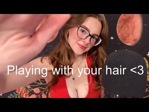 ASMR - Playing With Your Hair Until You Fall Asleep 🥱💕(layered sounds) 
