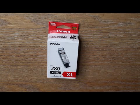 Pixma 280 L Canon Ink ASMR Unboxing Sounds
