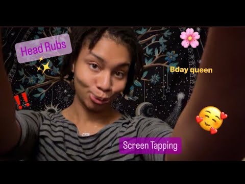 ASMR - Screen Tapping & Head Massage (Danithan)
