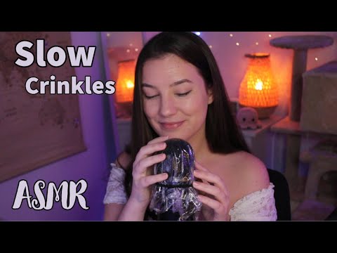 ASMR ♡ Slow Crinkles to Put You to Sleep! (No talking)