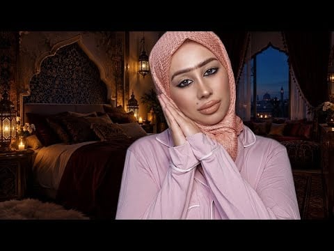 Your Arab Aunt Helps You Fall Asleep 🌙 ASMR | Arabic Accent, Relaxing Tapping & Sleep Essentials