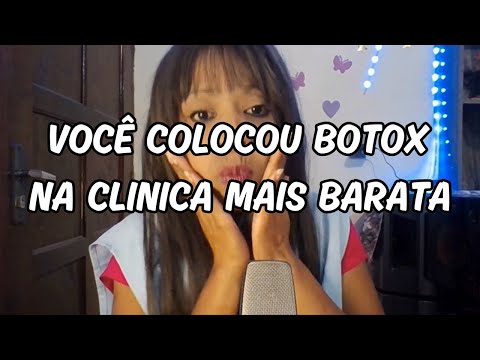 VOCÊ COLOCOU BOTOX NA CLINICA CLANDESTINA  #asmr  #asmrroleplay  #humor