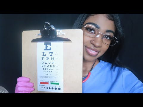 ASMR Doctor - Eye and Health Exam Role Play