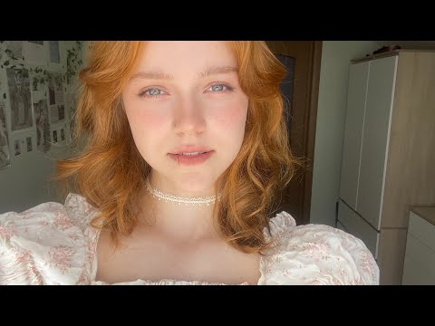 ASMR ~ drawing on your face 🧡 // mouth sounds