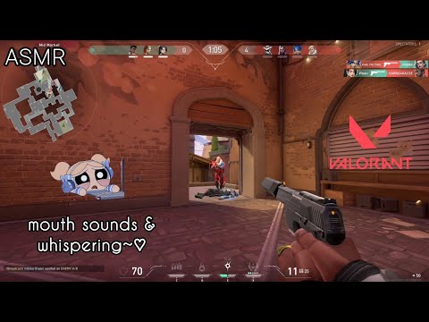 [ASMR Valorant] tried playing val again :') mouth sounds & whispering~