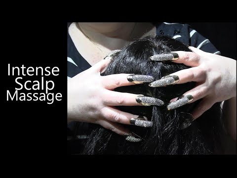 ASMR Intense Scalp Massage and Scalp Scratching with Claws (NO TALKING)
