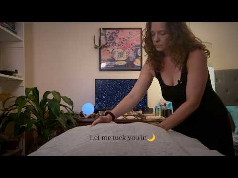 ASMR Reiki & Massage to Get You Ready for Bed 🌙 Tucking You In + Yoga Nidra for Deep Sleep
