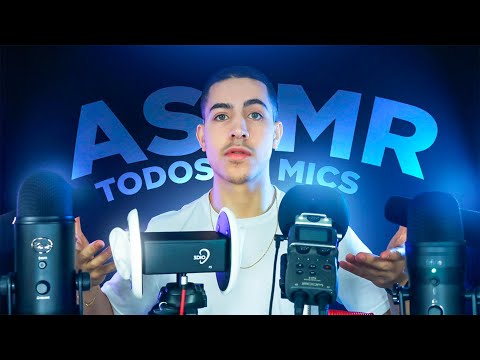 ASMR com TODOS MEUS MICROFONES – Encontre seu favorito [6 MICS]