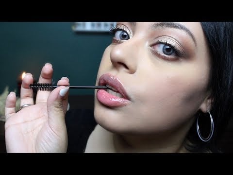 ASMR| Spoolie Nibbling + Other Objects (Pencil, Comb, ice pack) Intense Mouth Sounds