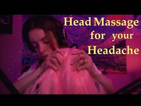 ASMR Let Me Take Away Your Headache | Massage Sounds | Positive Affirmations. 🌸