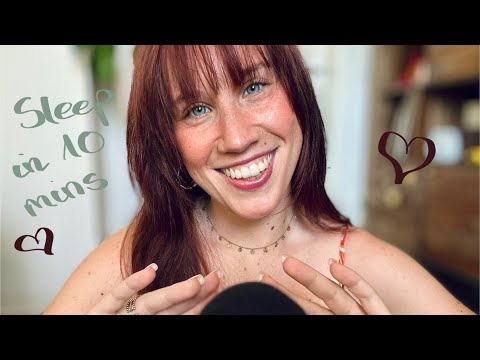 Sleep in 10 Minutes 😴 💕| Affirmations, Hand Sounds, Soft Music | Maje ASMR