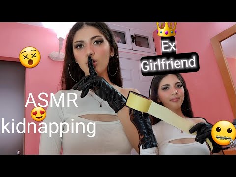 POV ASMR Ex Girlfriend Kidnaps You & Takes "Good" Care of You with Leather Gloves