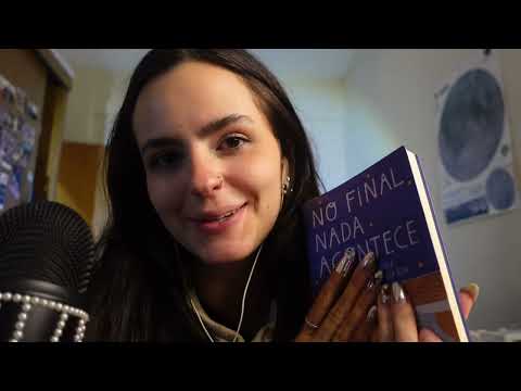 asmr lendo para você dormir + chuva