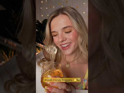 #asmr Honey Triggers 🍯 #tingles #asmrsounds #asmrvideo #asmrcommunity #honey #relax #sleep