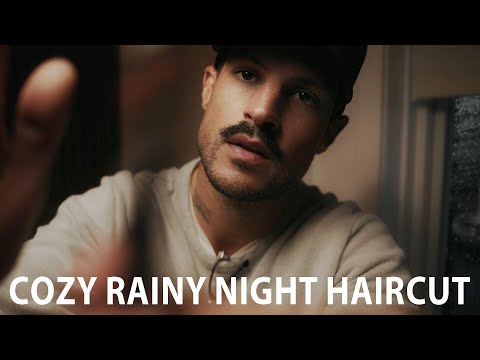 ✨ Cozy Haircut on a Rainy Night ASMR ✂️