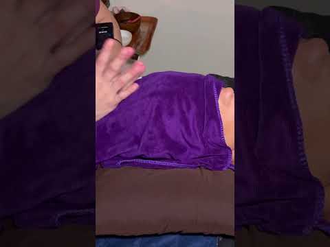 ASMR: Back Neck Shoulder Massage with Ear Candling and Neck Cracking! #shorts