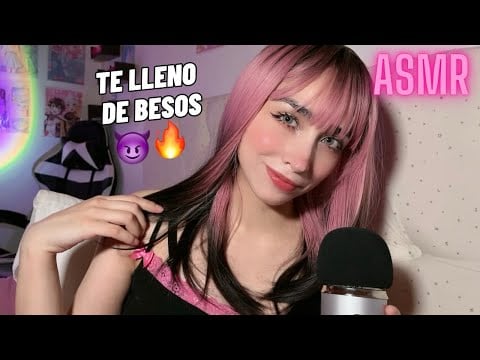 ASMR Te Lleno de Besos 💋 por Toda tu Carita 🌧️ 