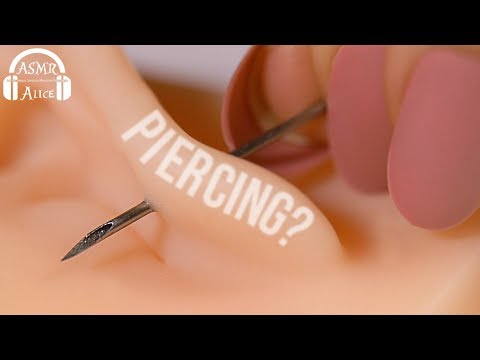 ASMR Piercing Do? or Don't? Destroying 18 tingling triggers (No talking)