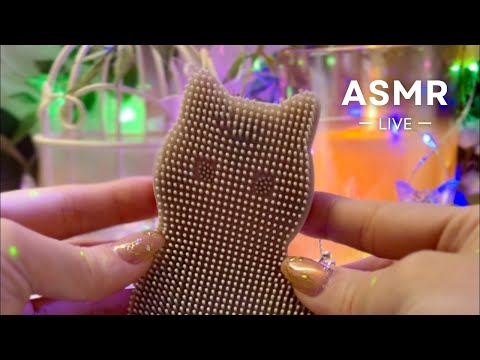 LIVE ASMR for sleep😴 (No talking,No mouth sounds) #relax #shorts #visualtingle
