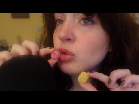 ASMR eating candy no talking (intense mouth sounds)