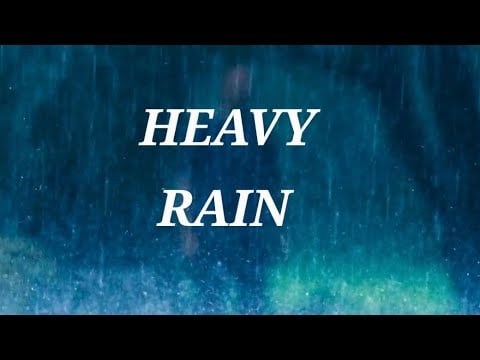 ✅ Heavy Rain Sounds for Sleep & Study 🌧️ 1 Hour Relaxing Background Noise