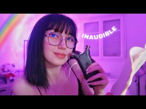 ASMR: lecture chuchotée en INAUDIBLE DOUX au TASCAM