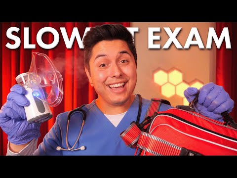 The SLOWEST Emergency Medical Exam | ASMR Doctor Roleplay