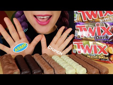 ASMR TWIX ICE CREAM+TWIX CHOCOLATE BAR EATING SOUND |트윅스 아이스크림+초코바 리얼사운드 먹방 |CURIE.ASMR