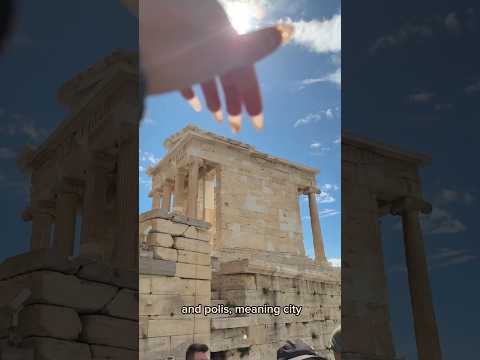 ASMR in Greece 🏛️ Part 1 #asmr #parthenon #history #greece #relaxing #satisfying