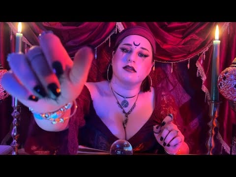 Fortune Teller ASMR | Tarot, Runes, Cleansing Your Energy & Crystal Ball Reading