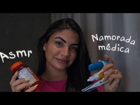 ASMR ROLEPLAY Namorada médica cuidando de você que está doente (com muito amor) 💤💜