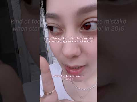 my biggest mistake when starting my ASMR channel 🥹 (please answer my question at the end!) 💜