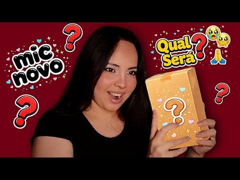 MIC NOVO????? QUAL SERÁ?🤔🤭😉😍?(ASMR) 🇧🇷