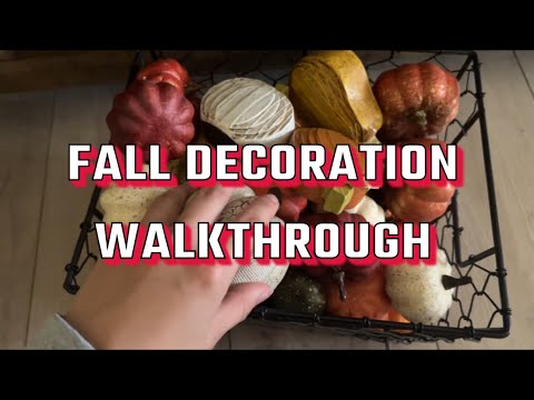 FALL In Love With My Cozy ASMR Decoration Tour 🍁🍂