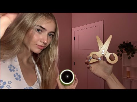 ASMR Behind Your Head For Intense Tingles (kinda fast and aggressive)