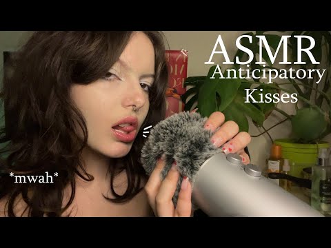 🌙 Anticipatory ASMR | Breathy Whispers, Kisses, Personal Attention, Mic scratching w/ Fluffy Cover