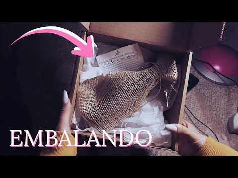 ASMR EMBALANDO PEDIDOS DA MINHA LOJA | Sons de papelaria relaxantes