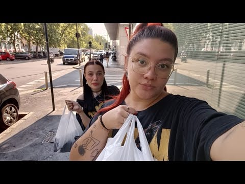 HAUL MERCATO + VIDEO VLOG IN GIRO PER MILANO CON LA MIA FIDANZATA 😴💜 | ASMR ITA