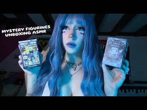 Mystery Figurines Unboxing ASMR | Tapping, Scratching, Whispering, Rambling