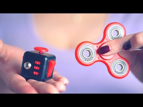 ASMR/Whisper. Fidget Cube & Fidget Spinner