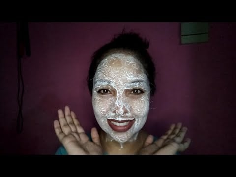 ASMR Relaxe enquanto eu mostro uma hidratação facial 💆🏻‍♀️💙 Fala Suave