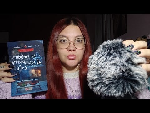 UN FANTASMA AL WINTERBERRY CAFÉ (Whispering & Reading, Calendario dell'Avvento) 😴💜 | ASMR ITA