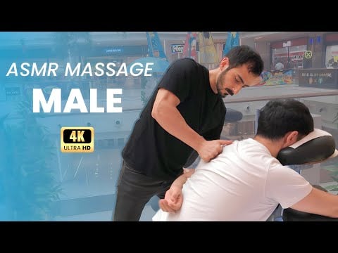 Indulge in the ASMR Massage Male  Neck + Waist