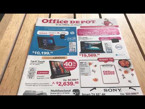 LoFi ASMR Español [Minimicrofonito]: Folleto de Ofertas de Office Depot  [Pointing + Tracing]