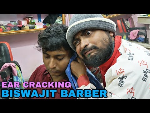 Ear cracking Ear massage asmr | Soft head massage with Neck cracking