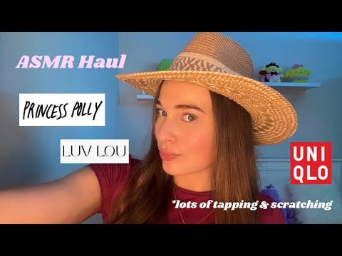 ASMR Clothing, Accessory & Cosmetic Haul | Lots of Tingly Tapping & Scratching 🫧🤍🎀 