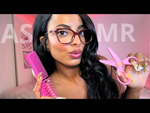 ASMR Cortando Seu Cabelo ATÉ VOCÊ DORMIR | Arrepios Instantâneos 😴